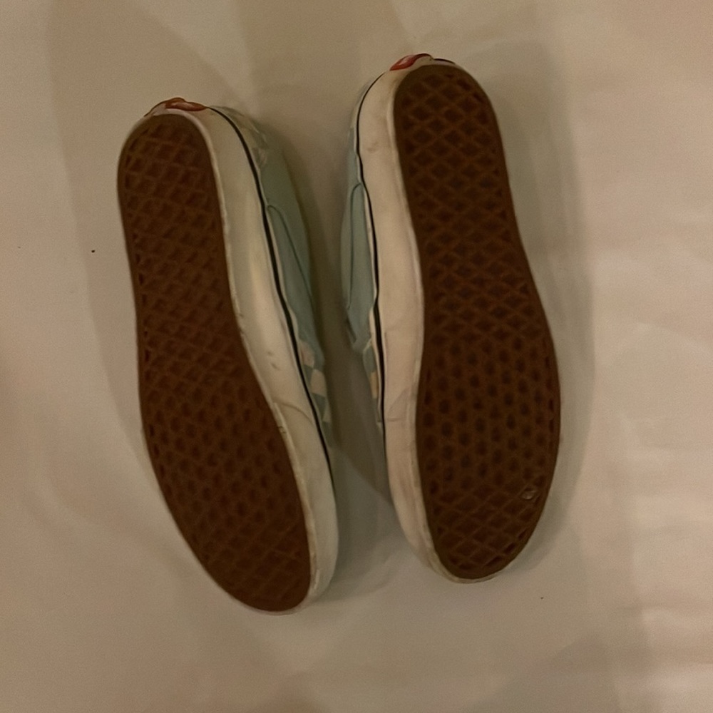 Vans Turquoise Checkered Pattern - Picture 2 of 3